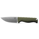 Benchmade Steep Country Hunter Dark Olive Santoprene with Satin Blade Finish