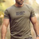 Boerboel Men’s T-Shirt – Printed “Boerboel” Army Green