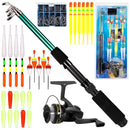 127pcs Fishing Tackle Set Telescopic Fishing Rod