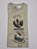Myraki Mens Above & Below Stone T-Shirt