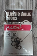 Kaida Teflon Coated Classic Boilie Fishing Hooks Size 4