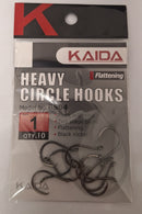 Kaida BS04 Heavy Circle Fishing Hooks Size 1