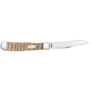 Zippo Natural Curly Maple Wood Trapper Pocket Knife