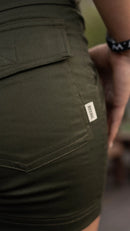 Bosbok Ladies Deep Olive Stretch Shorts