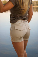 Bosbok Ladies Stone Stretch Shorts