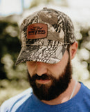 Bosbul Camo Bark with Leather Patch Cap