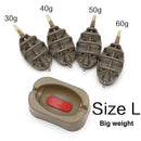 EXC Method Carp 5pc Feeder Set 30g-60g with mold