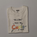 Myraki Girls Wilder than my Curls White T-Shirt