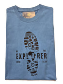 Myraki Mens Explorer Sky Blue T-Shirt