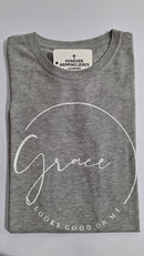 FRJ Ladies Grace Looks Melange Grey T-Shirt