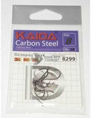 Kaida Carbon Steel Octopus Beak Fishing Hooks Size 8