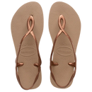 Havaianas Ladies Luna Sandals Rose Gold