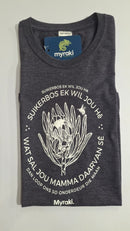 Myraki Ladies Suikerbossie Melange Charcoal T-Shirt