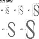 Nite Ize No4 Smoke S-Biner Plastic Double Gated Carabiner