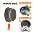 Cooking Pot, Pan, Kettle and Tableware Set