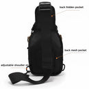 Silver Knight Multi-Purpose Tactical Shoulder bag with Loops - Black