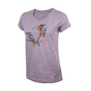 Wildebees WLA155 Grey Mel Perched Kings Ladies Tee