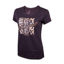 Wildebees WLA170 Graphite Glitzy Glam Fur Tee