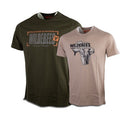 Wildebees WMA519/533 Twin Pack-Elephant/Stamped Tee Desert Sand/Fatigue Mens