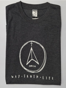 FRJ Mens Way,Truth,Life Charcoal T-Shirt