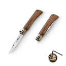 Antonini Old Bear Classical Walnut Series Folding Knife Small with Satin Finish Blade