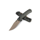 Benchmade Tagged Out Deep Olive Grivory Handle with Tan Cerakote Blade Finish