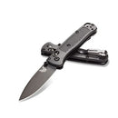 Benchmade Mini Bugout Black CF-Elite Handle with Black DLC Coated Blade