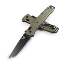 Benchmade Bailout Ranger Green Grivory Handle with Black Cerakote Blade Finish