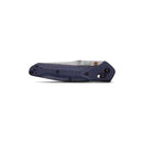 Benchmade Osborne Denim Micarta Handle with StoneWash Blade Finish