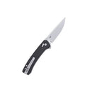 CRKT-7075 Q Compact Crossbar Lock Black GRN Handle with Stone Wash Blade Finish