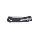 CRKT-7075 Q Compact Crossbar Lock Black GRN Handle with Stone Wash Blade Finish