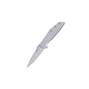 CRKT Slag Assisted Opening Grey Stainless Steel Handle with Bead Blast D2 Blade Finish