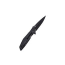 CRKT Slag Assisted Opening Black Stainless Steel Handle with Black Oxide D2 Blade Finish