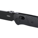 CRKT Counterpart Tanto Crossbar Lock Black GRN Handle with Black Oxide D2 Blade Finish