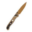 CRKT M16-03XD Spear Point Crossbar Lock Desert Tan Grivory Handle with Tan EDP D2 Blade Finish