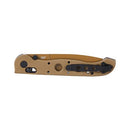 CRKT M16-03XD Spear Point Crossbar Lock Desert Tan Grivory Handle with Tan EDP D2 Blade Finish