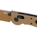 CRKT M16-03XD Spear Point Crossbar Lock Desert Tan Grivory Handle with Tan EDP D2 Blade Finish
