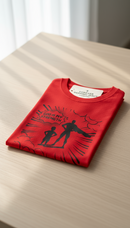 FRJ Kids God is my Strength Red T-Shirt