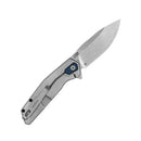 Kershaw Lucid Assisted Opening Blue GFN/StoneWash Stainless Steel Handle with StoneWash Blade Finish