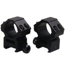1inch 2pc Picatinny Low-to-Medium Height Mounts