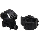 1inch 2pc Picatinny Low-to-Medium Height Mounts
