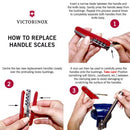 Victorinox Green Handle Scale Set For 91mm Swiss Army Pocket Knives