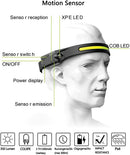 Rechargeable Induction Headlamp 230 Degree 350L with motion sensor