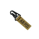 Condor Blood Type Key Chain with Snaphook AB Positive Coyote Brown - 1pc