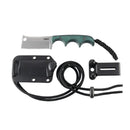 CRKT Minimalist Cleaver Neck Knife with Bead Blast Blade